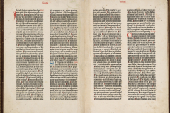 The Gutenberg Bible, PML 12, The Morgan Library & Museum.